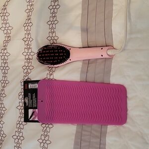 Hair Brush Straightener
